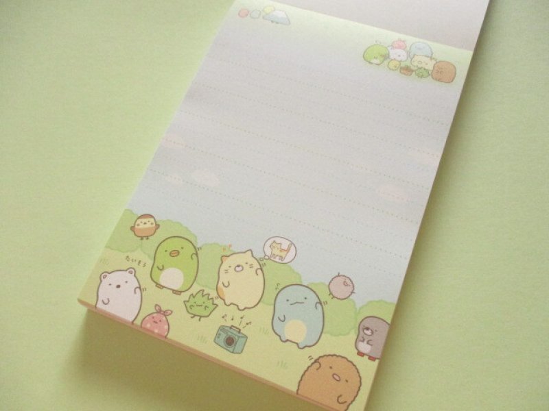 Photo1: Kawaii Cute Large Memo Pad Standard Sumikkogurashi San-x *Sumikkogurashi (MH33702)