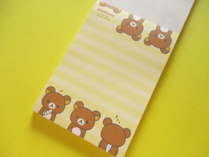Photo1: Kawaii Cute Large Memo Pad Standard Rilakkuma San-x *Rilakkuma (MH33601)