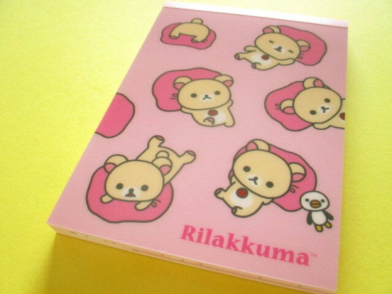 Photo1: Kawaii Cute Large Memo Pad Standard Rilakkuma San-x *Korilakkuma (MH33602) (1)