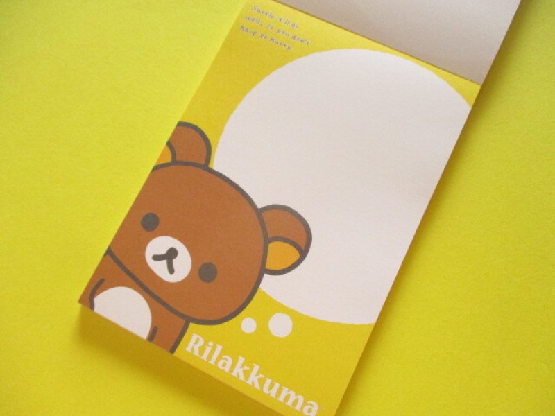 Photo2: Kawaii Cute Large Memo Pad Standard Rilakkuma San-x *Rilakkuma (MH33601)