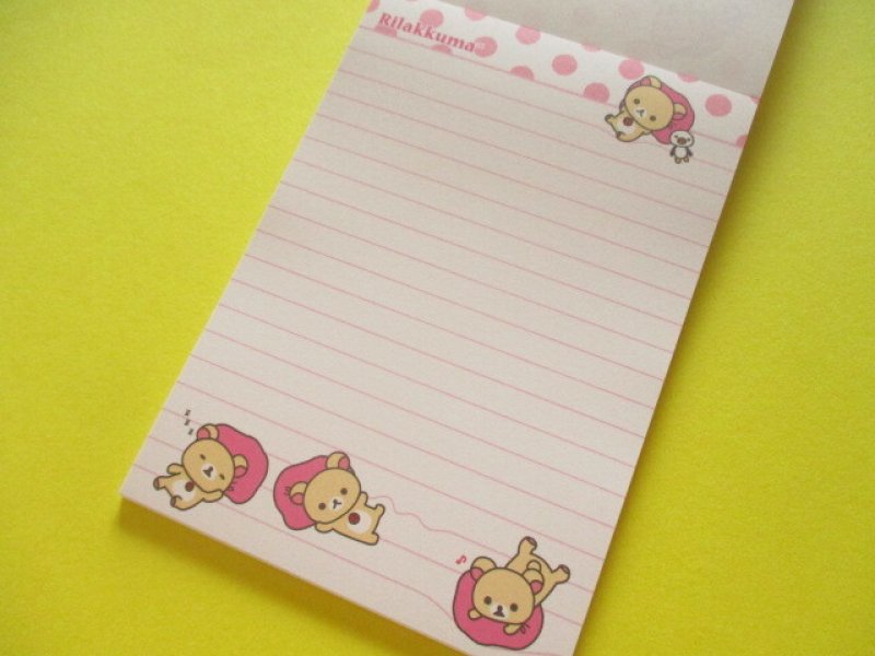 Photo3: Kawaii Cute Large Memo Pad Standard Rilakkuma San-x *Korilakkuma (MH33602)