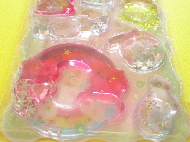 Photo2: Kawaii Cute Kirarin Water in Stickers Sheet Q-LiA *Ham Ham Angel (01307)