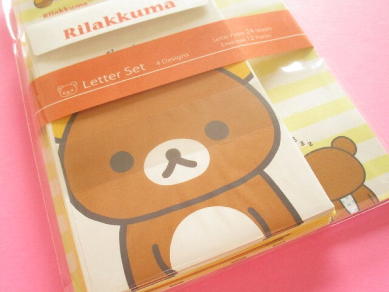 Photo2: Kawaii Cute Regular Letter Set Standard Rilakkuma San-x *Rilakkuma (LH86601)