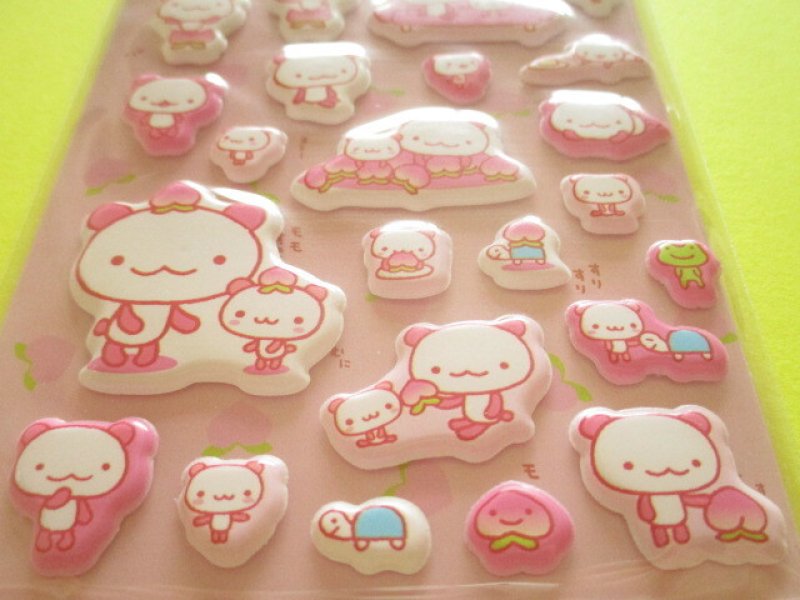 Photo2: Kawaii Cute Funi Funi Stickers Sheet San-x *モモパンダ (SE75202)