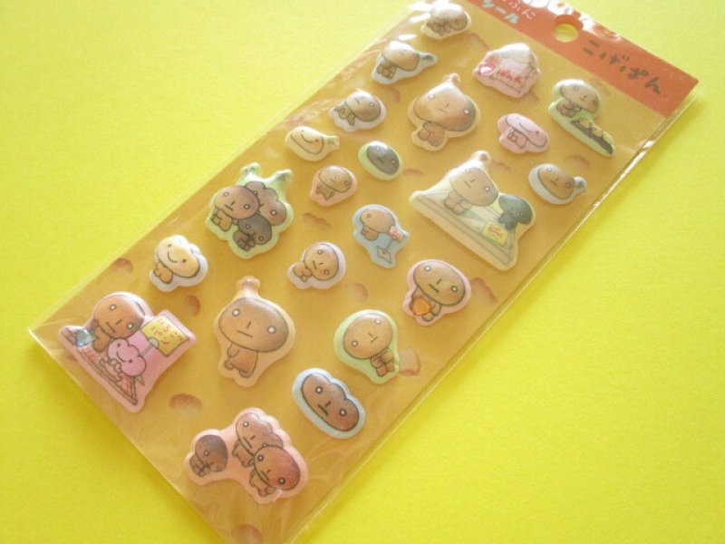 Photo1: Kawaii Cute もっと！Funi Funi Stickers Sheet San-x *こげぱん (SE74003) (1)