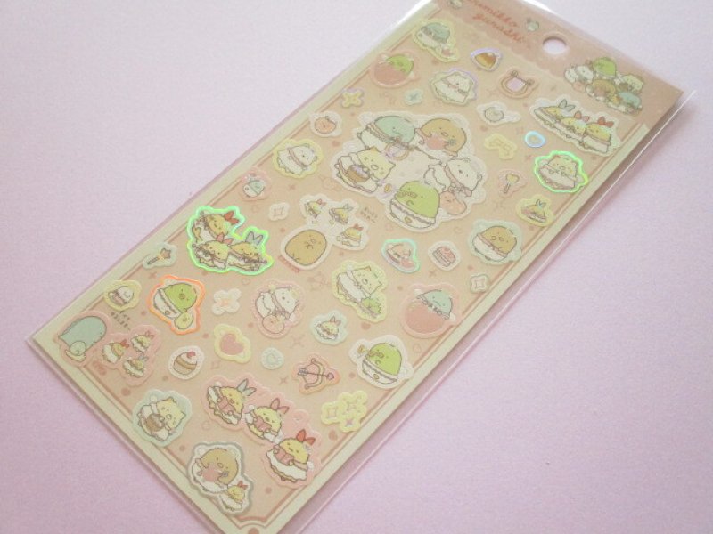 Photo1: Kawaii Cute Stickers Sheet Sumikkogurashi San-x *てんしとあくまなしっぽず  (SE74101) (1)