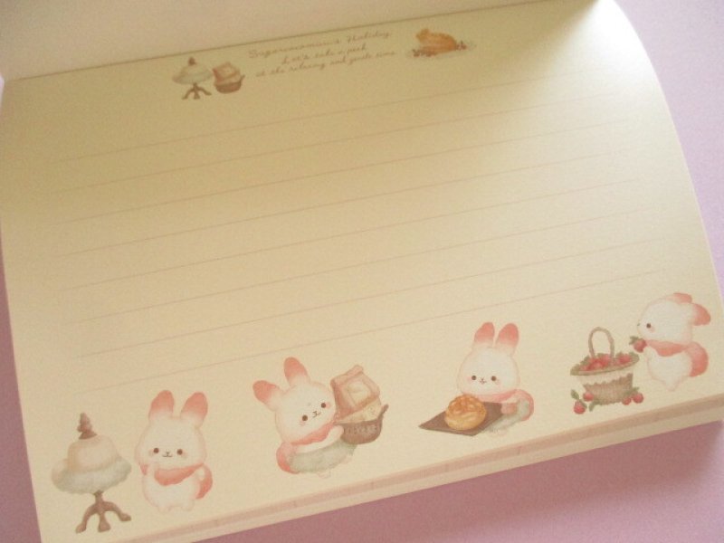 Photo1: Kawaii Cute Large Memo Pad Sugarcocomuu San-x *Sugarcocomuu's Holiday (MH33301)
