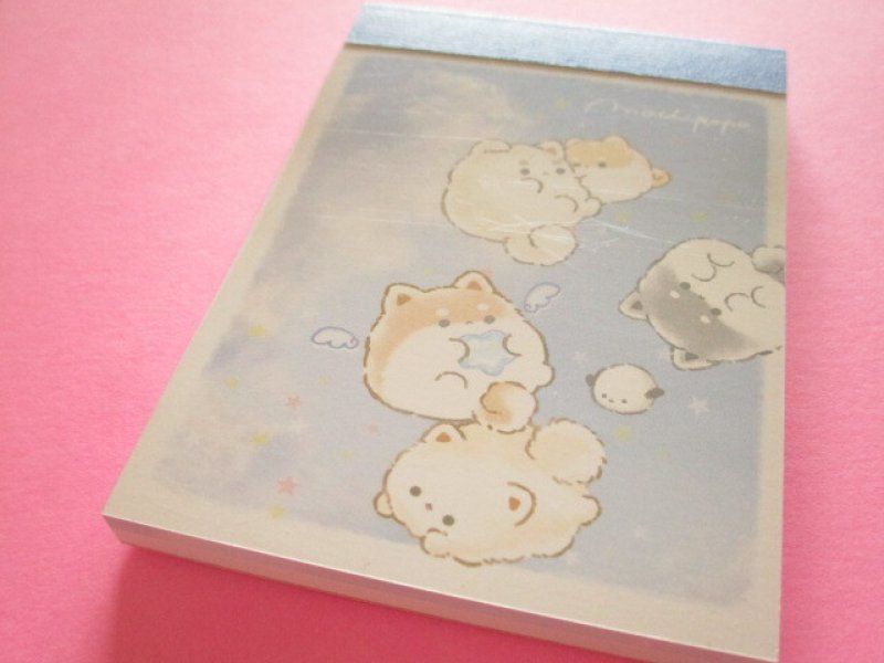 Photo1: Kawaii Cute Mini Memo Pad もちぽぽ Crux *いぬぽぽ (140305) (1)