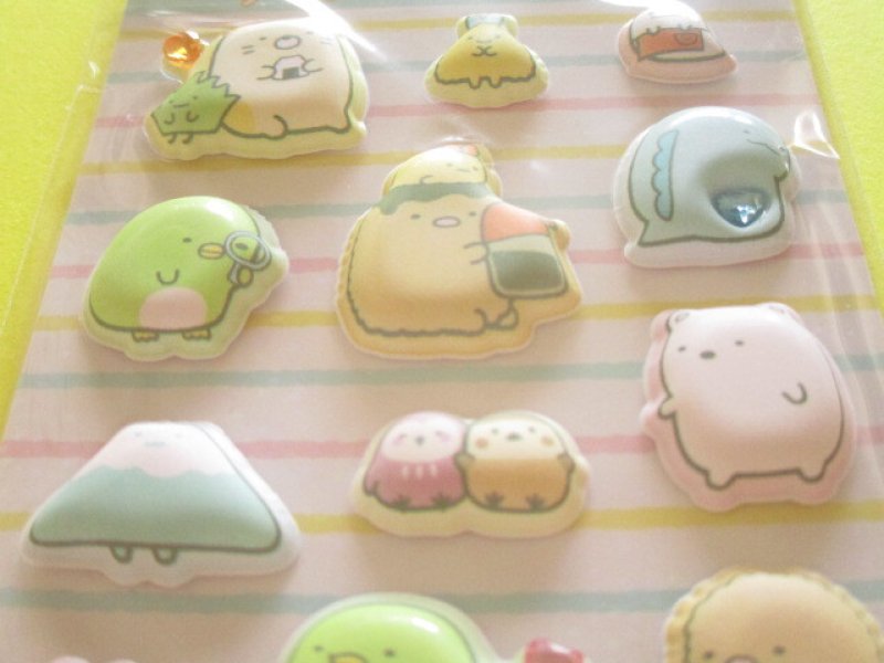 Photo1: Kawaii Cute もっと!Funi Funi Stickers Sheet San-x *Sumikkogurashi (SE74008)