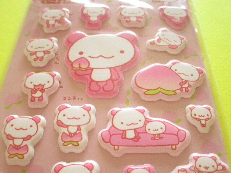 Photo1: Kawaii Cute Funi Funi Stickers Sheet San-x *モモパンダ (SE75202)