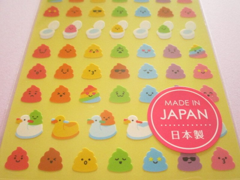 Photo2: Kawaii Cute Chocotto Stickers Sheet Gaia *Poo (468297)