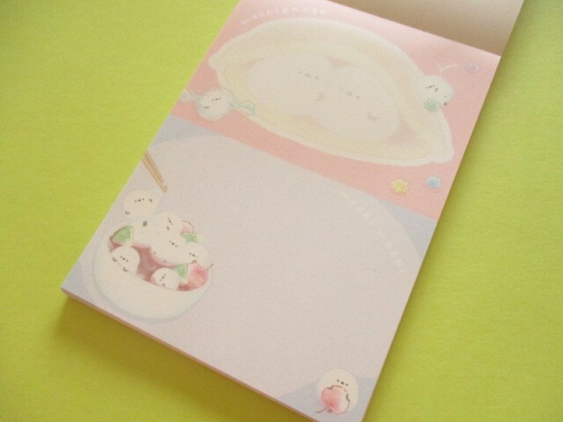 Photo1: Kawaii Cute V Large Memo Pad Q-LiA *もちえなが (10061)