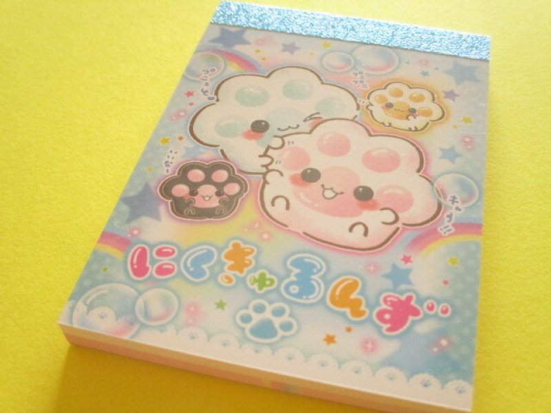 Photo1: Kawaii Cute Mini Memo Pad Crux *にくきゅるんず (141198) (1)