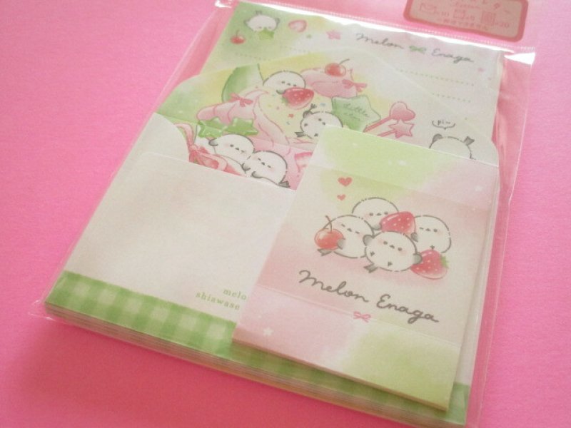 Photo1: Kawaii Cute Mini Letter Set Q-LiA *メロンエナガ (10050)  (1)