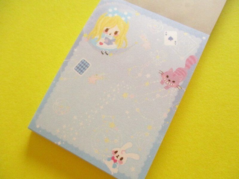 Photo1: Kawaii Cute Kirakira Glitter Mini Memo Pad Q-LiA *Little Fairy Tale /Alice (10071)