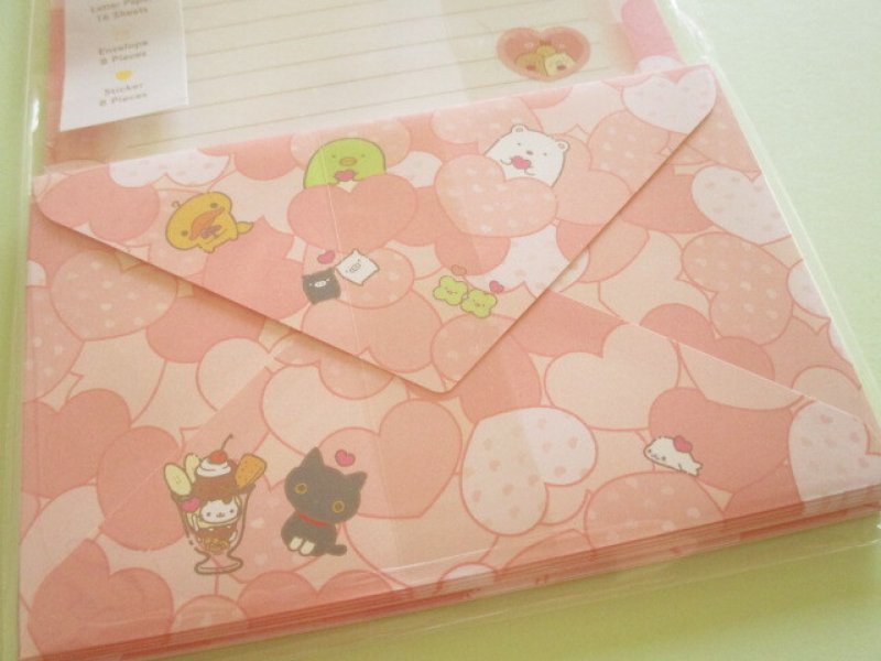 Photo2: Kawaii Cute Regular Letter Set San-x *San-x Universe Heart (LH86901)