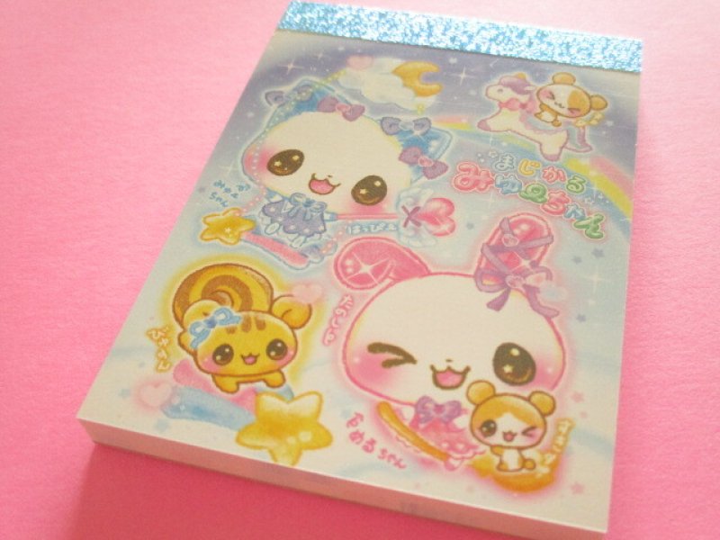 Photo1: Kawaii Cute Mini Memo Pad まじかるみゅーちゃん Crux *ほしぞらマジック (141644) (1)