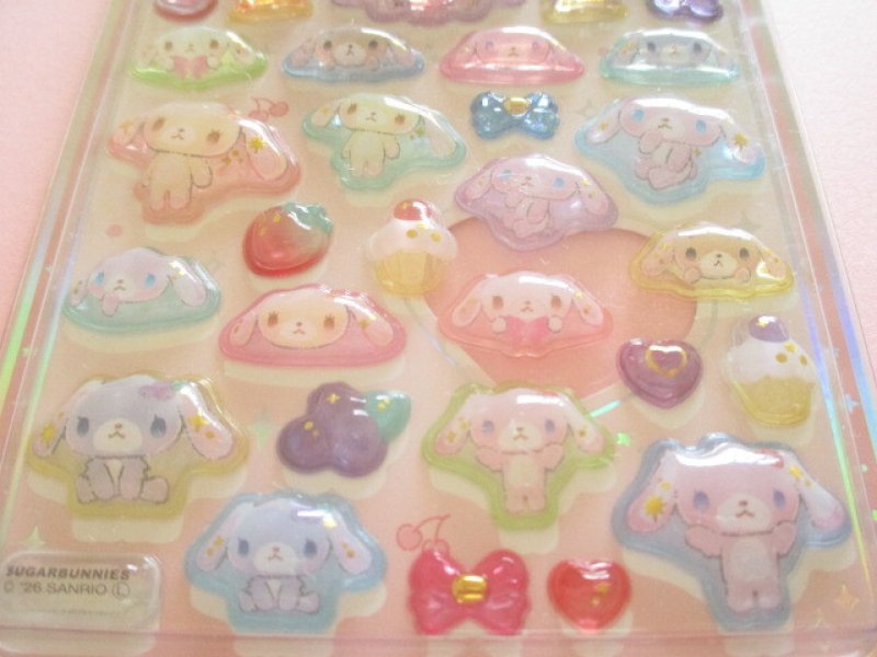 Photo2: Kawaii Cute うるちゅる Pop Stickers Sheet Crux *Sugarbunnies (141263)