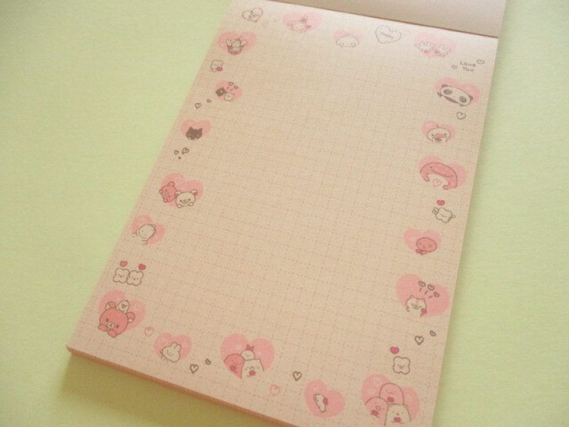 Photo2: Kawaii Cute Large Memo Pad San-x Universe San-x *Heart (MH33801)