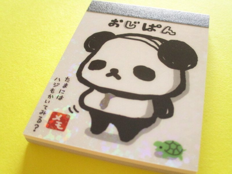 Photo1: Kawaii Cute Kirakira Glitter Mini Memo Pad Q-LiA *おじぱん (10067) (1)