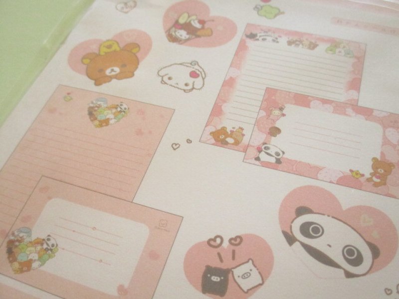 Photo3: Kawaii Cute Regular Letter Set San-x *San-x Universe Heart (LH86901)