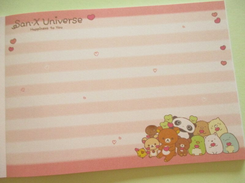Photo3: Kawaii Cute Large Memo Pad San-x Universe San-x *Heart (MH33802)