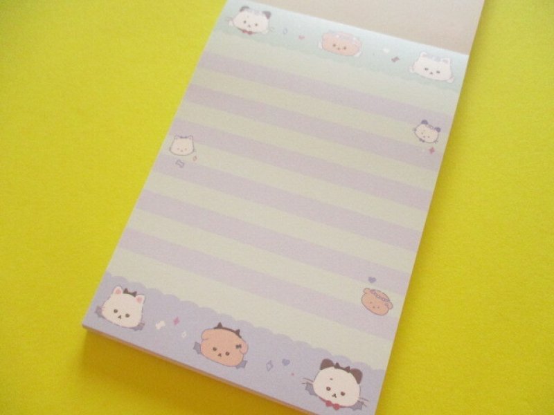 Photo1: Kawaii Cute Large Memo Pad Ishiyowachan San-x *ゆうわくにかてないいしよわちゃん (MH34102)