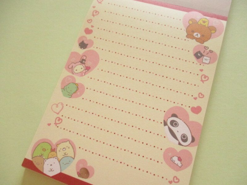 Photo1: Kawaii Cute Large Memo Pad San-x Universe San-x *Heart (MH33801)