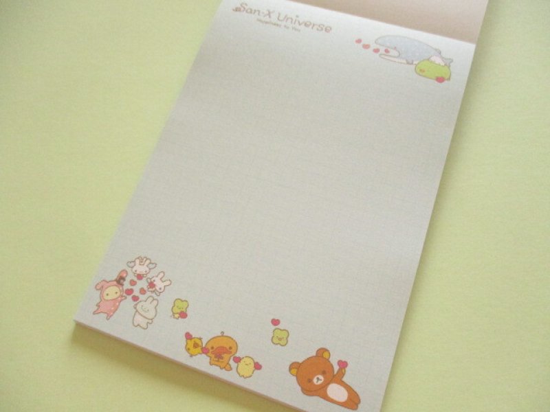 Photo2: Kawaii Cute Large Memo Pad San-x Universe San-x *Heart (MH33802)