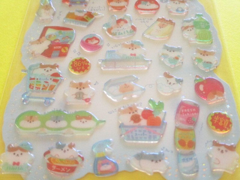 Photo2: Kawaii Cute Hapipi Choa Choa Pop Stickers Sheet Q-LiA *はむはむ (11059)