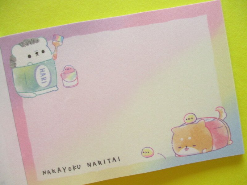 Photo2: Kawaii Cute Mini Memo Pad Crux *Keshikko (102565)