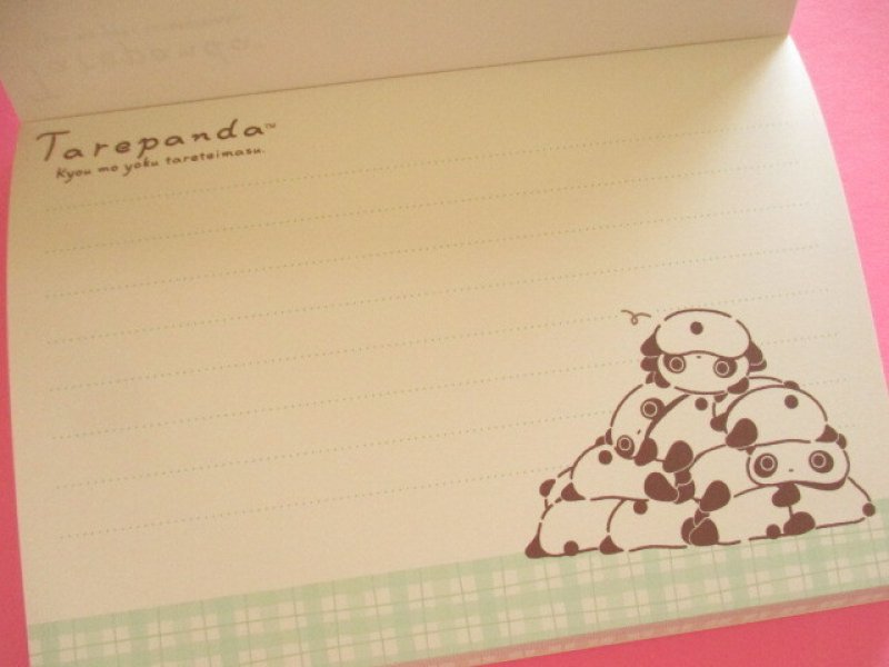 Photo1: Kawaii Cute Large Memo Pad Tarepanda San-x *いつものたれぱんだ (MH34501)