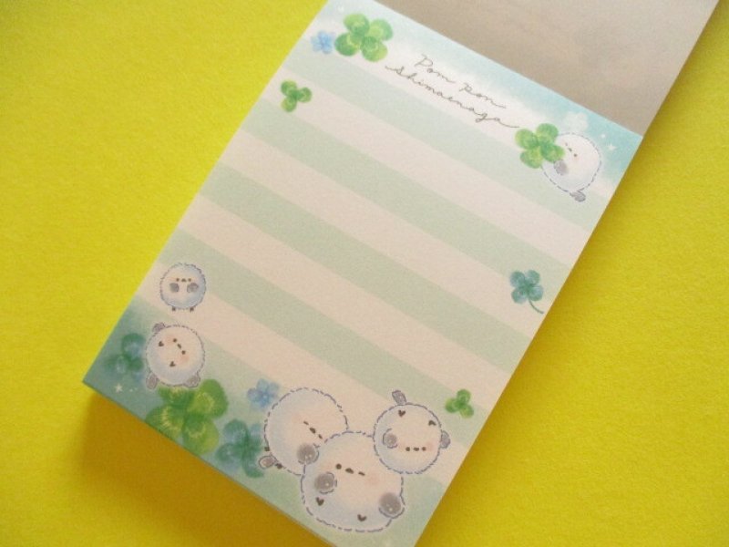 Photo1: Kawaii Cute Mini Memo Pad ずっとシマエナガ Kamio Japan *ぽんぽんシマエナガ (234389)