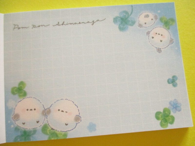 Photo2: Kawaii Cute Mini Memo Pad ずっとシマエナガ Kamio Japan *ぽんぽんシマエナガ (234389)