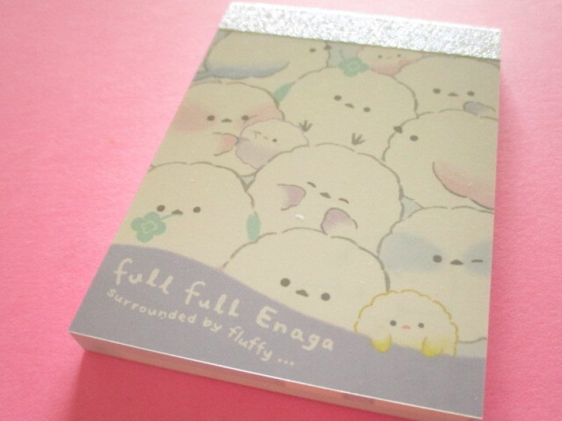 Photo1: Kawaii Cute Petit Memo Pad Q-LiA *フルフルエナガ (10103) (1)
