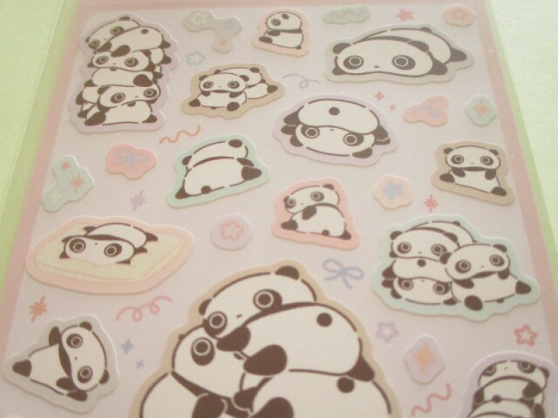 Photo1: Kawaii Cute Stickers Sheet Tarepanda San-x *いつものたれぱんだ (SE76301)