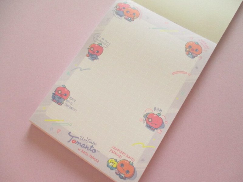 Photo1: Kawaii Cute Large Memo Pad うそ探偵 Tomanto San-x *トマントvs怪盗パプリカ (MH34601)