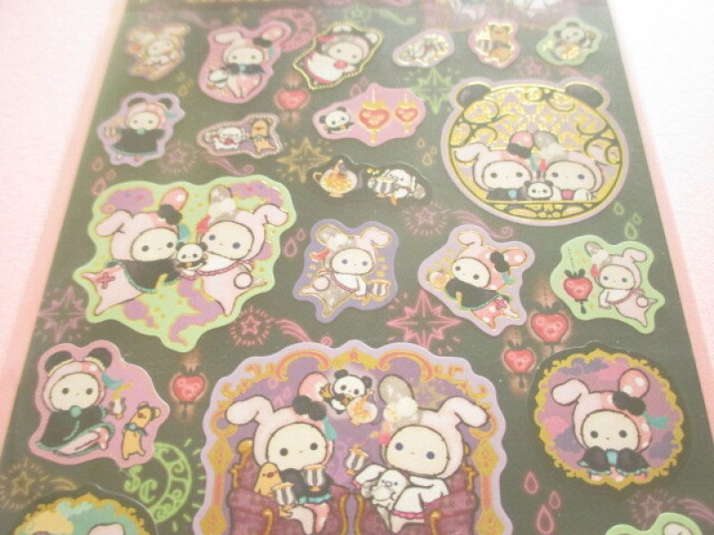 Photo1: Kawaii Cute Stickers Sheet Sentimental Circus San-x *今夜、白黒子熊座ティ―サロンで (SE75901)