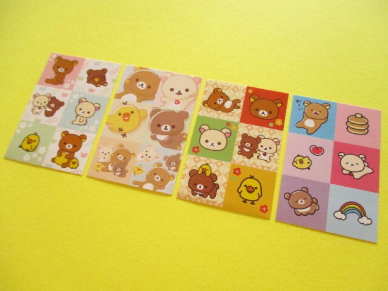 Photo3: 4 pcs Kawaii Cute Mini Envelopes Pochibukuro Set San-x *Rilakkuma (GC38901)