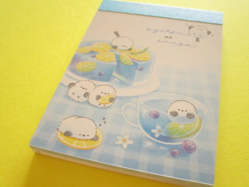 Photo1: Kawaii Cute Mini Memo Pad ずっとシマエナガ Kamio Japan *おやつなエナガ (234388) (1)