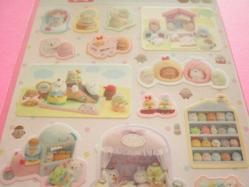 Photo1: Kawaii Cute Stickers Sheet Soft toys - photos San-x *Sumikkogurashi (SE76702)