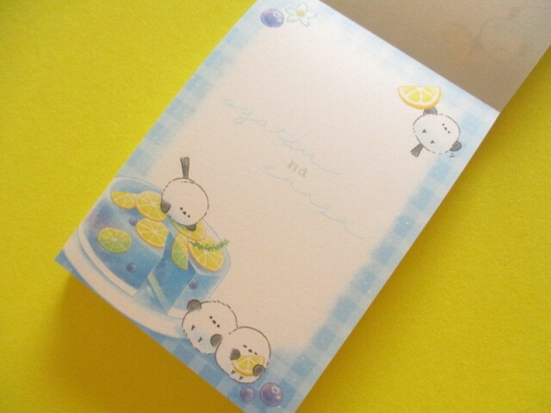 Photo1: Kawaii Cute Mini Memo Pad ずっとシマエナガ Kamio Japan *おやつなエナガ (234388)