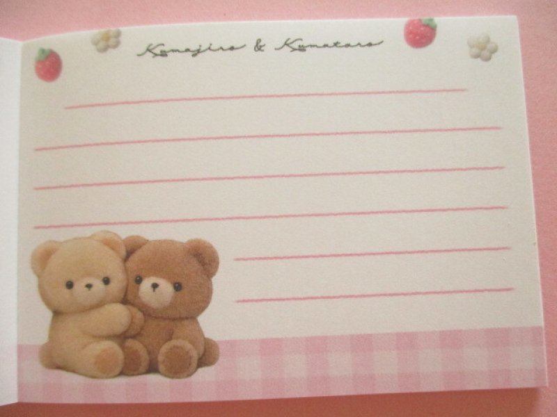 Photo2: Kawaii Cute Tarochans Mini Memo Pad Crux *くまたろず (142720)