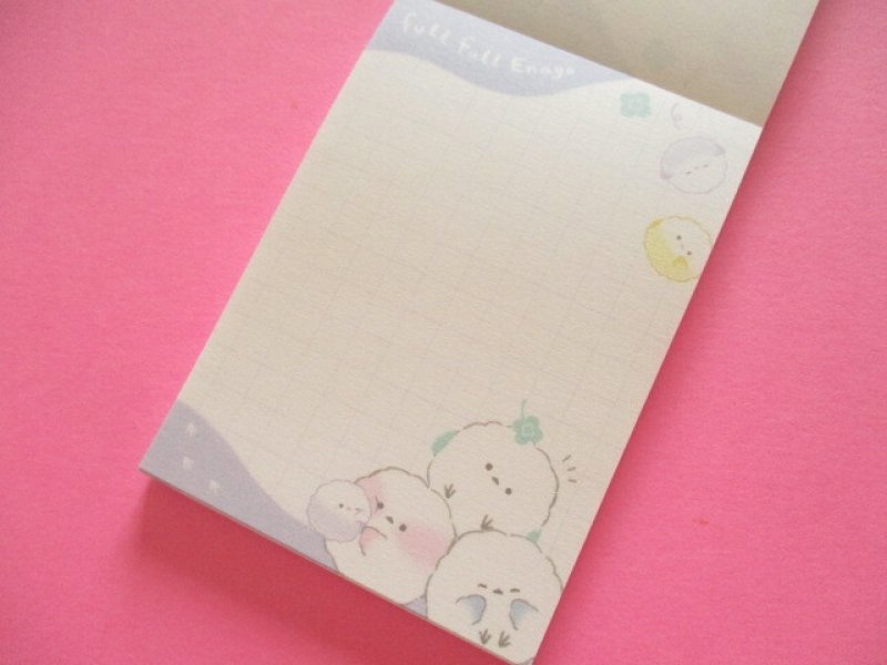 Photo1: Kawaii Cute Petit Memo Pad Q-LiA *フルフルエナガ (10103)