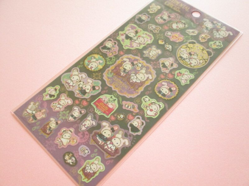 Photo1: Kawaii Cute Stickers Sheet Sentimental Circus San-x *今夜、白黒子熊座ティ―サロンで (SE75901) (1)