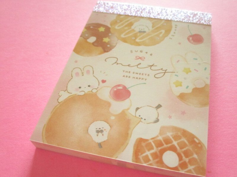 Photo1: Kawaii Cute Petit Memo Pad Q-LiA *Sugar Melty (10104) (1)