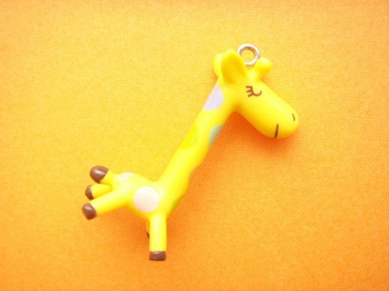 Photo1: Kawaii Cute Giraffe Charm Craft Supplies 