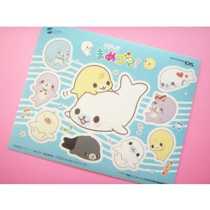 Photo: Kawaii Cute Mamegoma Small Sticker Sheet Nintendo DS Novelty
