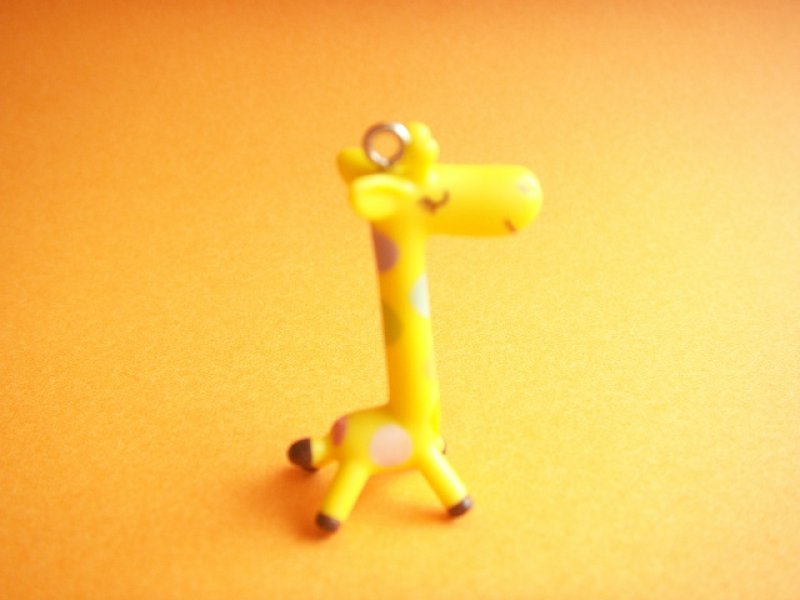 Photo2: Kawaii Cute Giraffe Charm Craft Supplies 