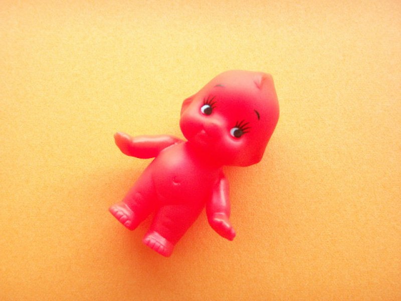 Photo1: Kawaii Cute Small Kewpie Soft Doll Collection *Red (1)